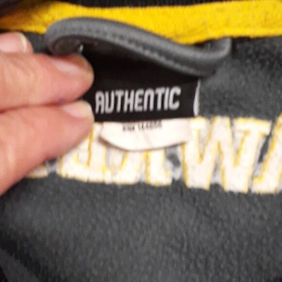 Hawkeyes YXL long sleeve zip neck fleece shirt - Picture 3 of 6